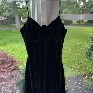 Urban Outfitters Black Slip Mini Dress